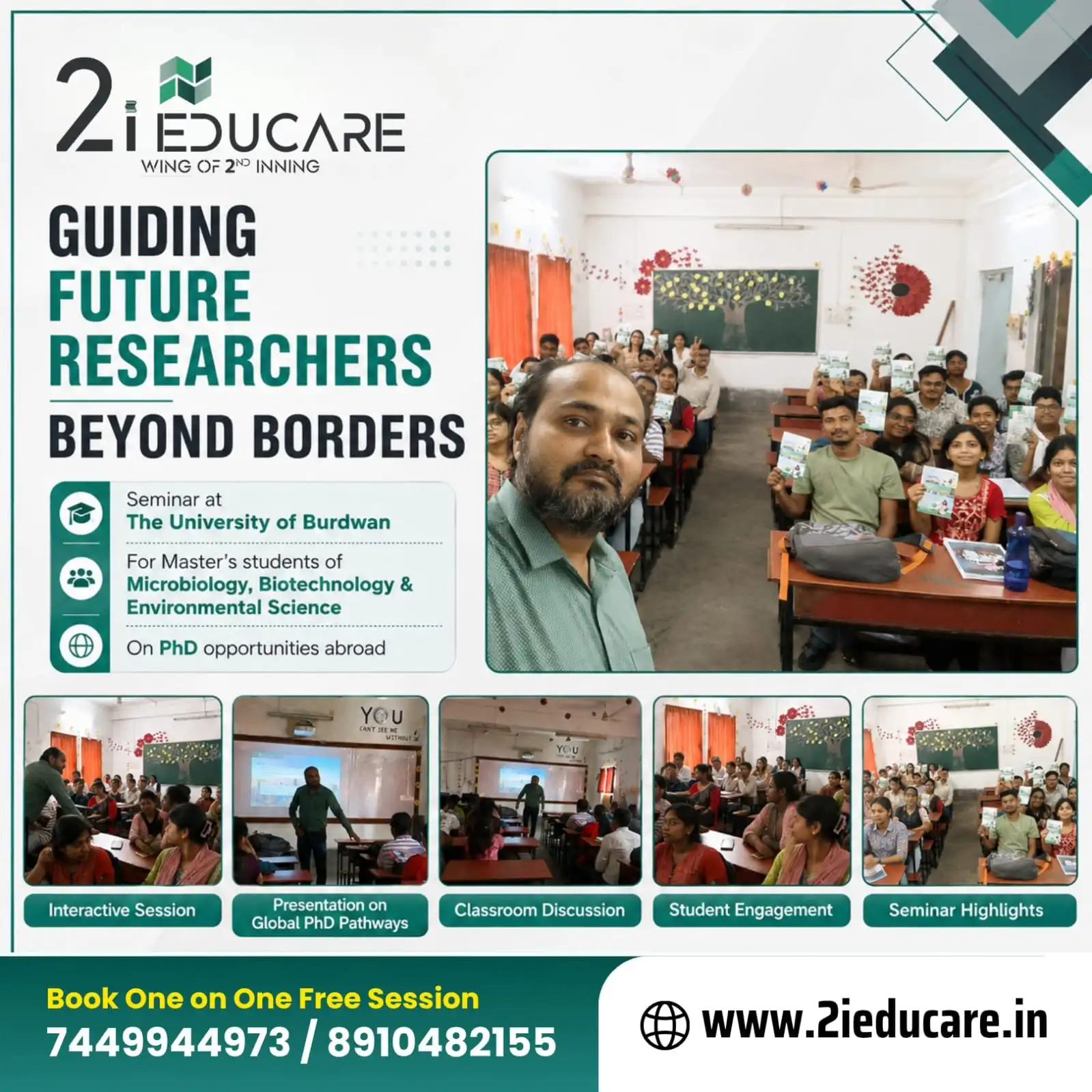 PhD Abroad Guidance Seminar at University of Burdwan